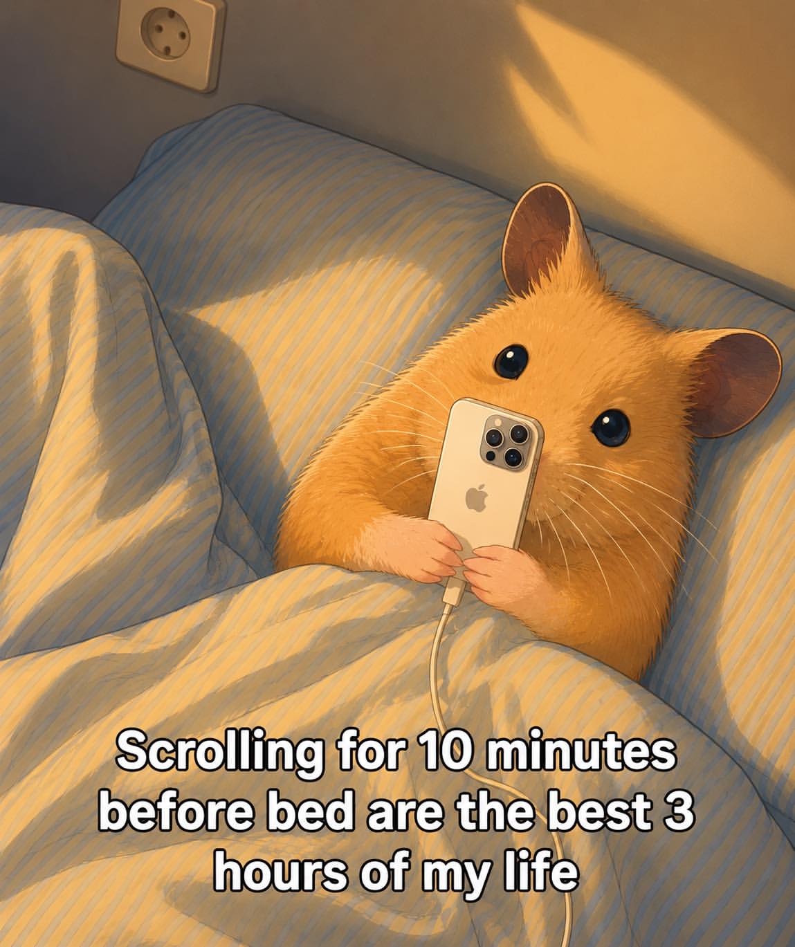 Me every single night thinking “just one more reel” and suddenly it’s 3AM with a full existential crisis and 2% battery left 🐹📱✨

#hamster #relatable #funnyreels #nightscrolling #viralmemes