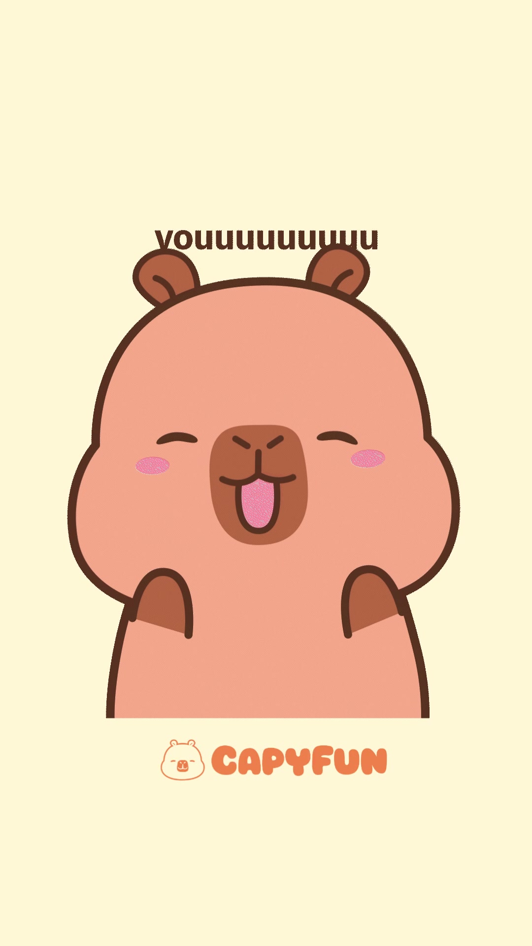 Capy loves you #capyfun #capybara #animation #loveyou #funny