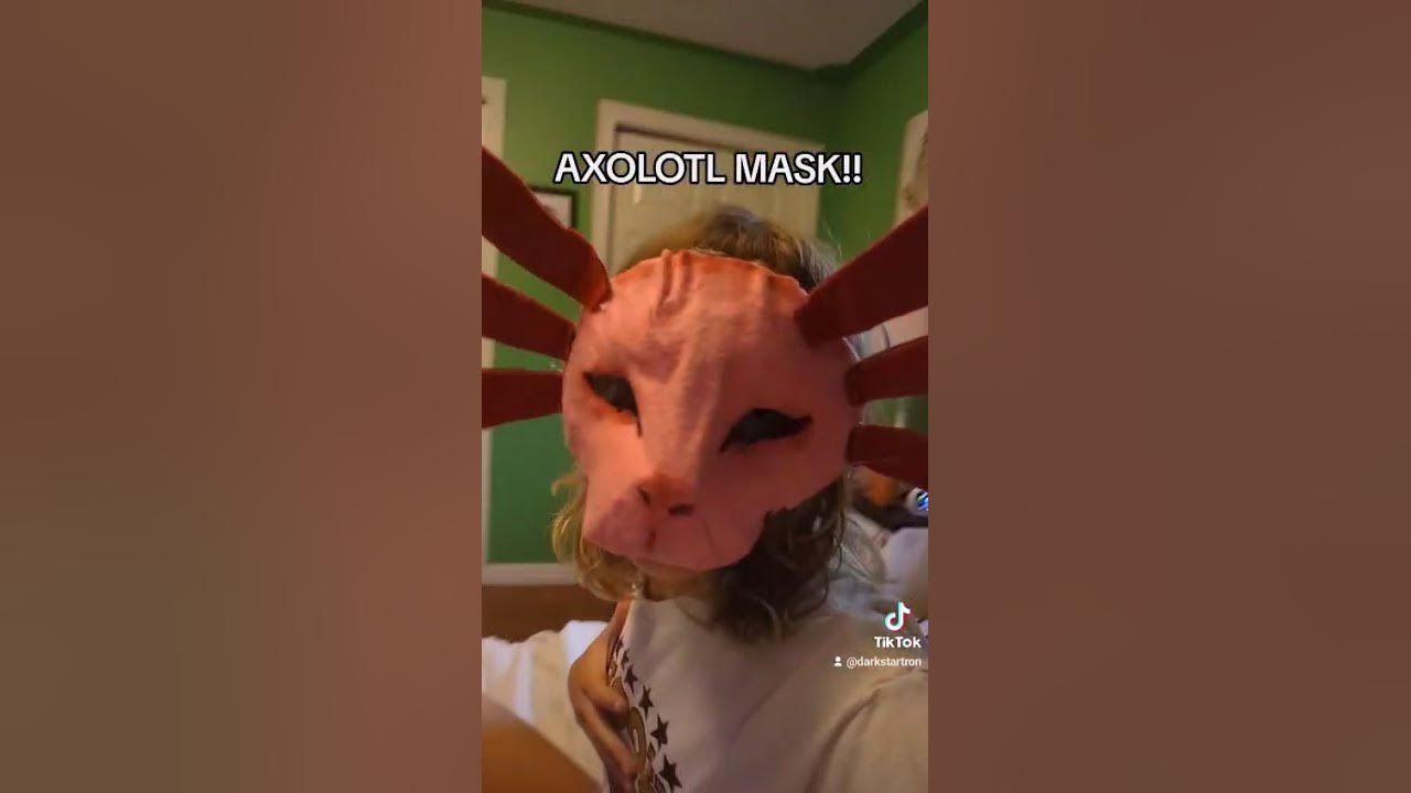 NEW MASK!!! #axolotl #therian #shortvideos #shorts #viral #trending #subscribe #funny #foryou #fyp
